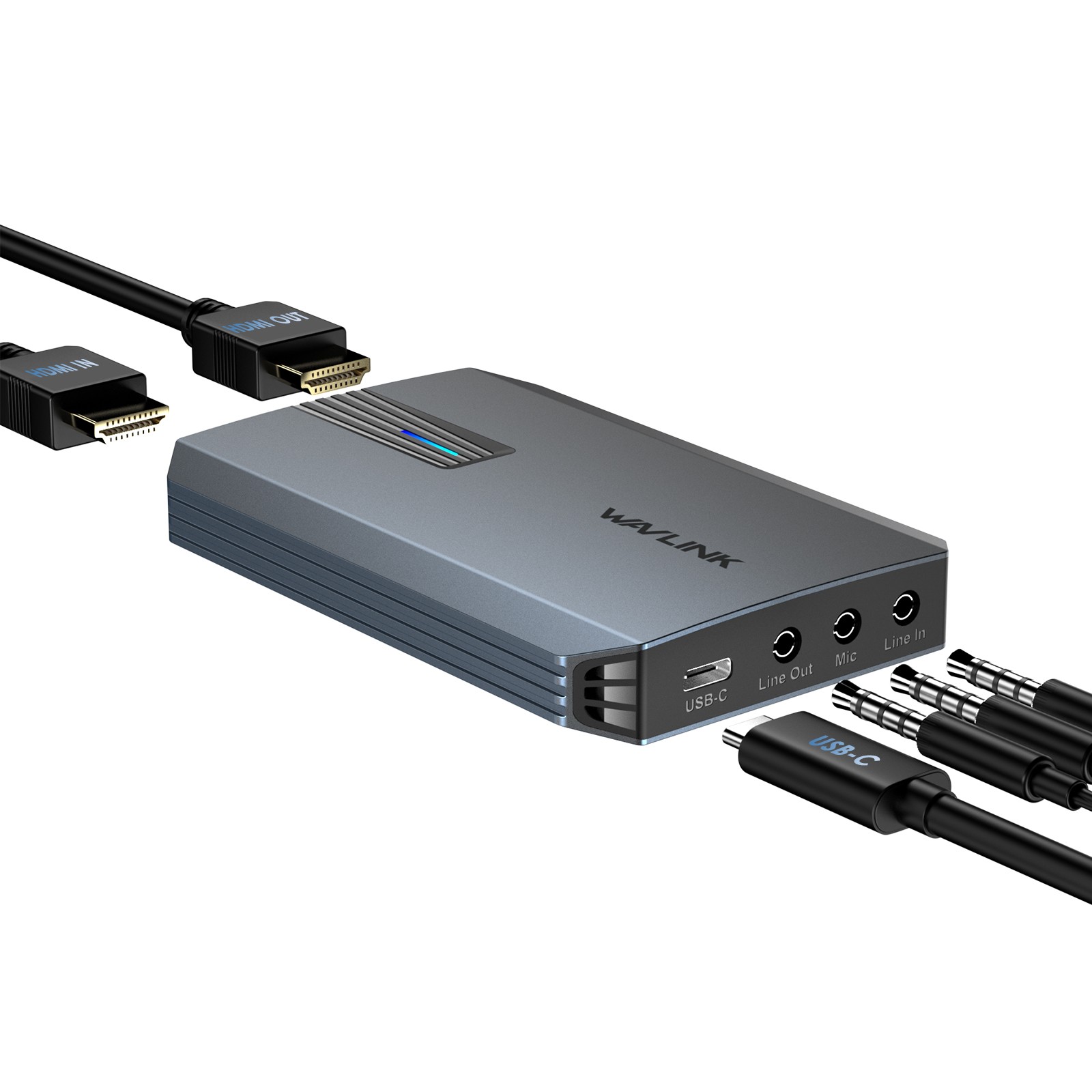 WAVLINK 4K30/2K60/1080p120 Capture Card Up to 4K60 HDR10/ 2560x1440@144hz/ 1080p