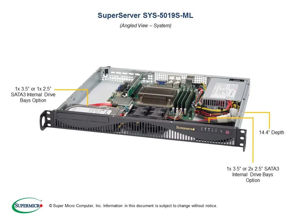Supermicro 512-3 SYS-50195-ML