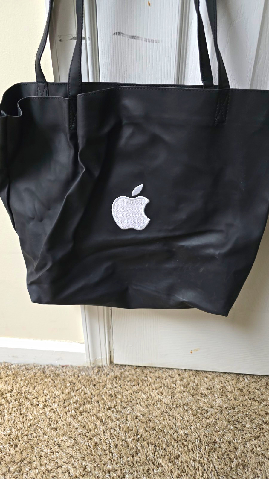 Apple 2001 Vintage Laptop Bag Chicago NECC Tote with Embroidered Apple Logo