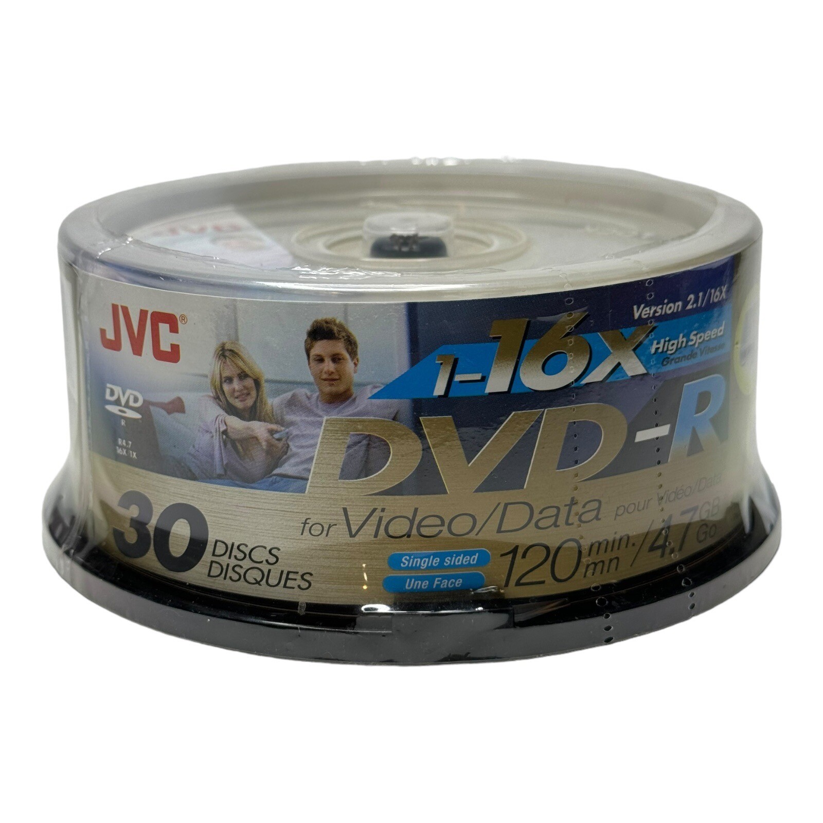 TDK DVD-R 16x 120min 4.7 GB Recordable Discs Disks - 30 Pack Spindle NEW SEALED