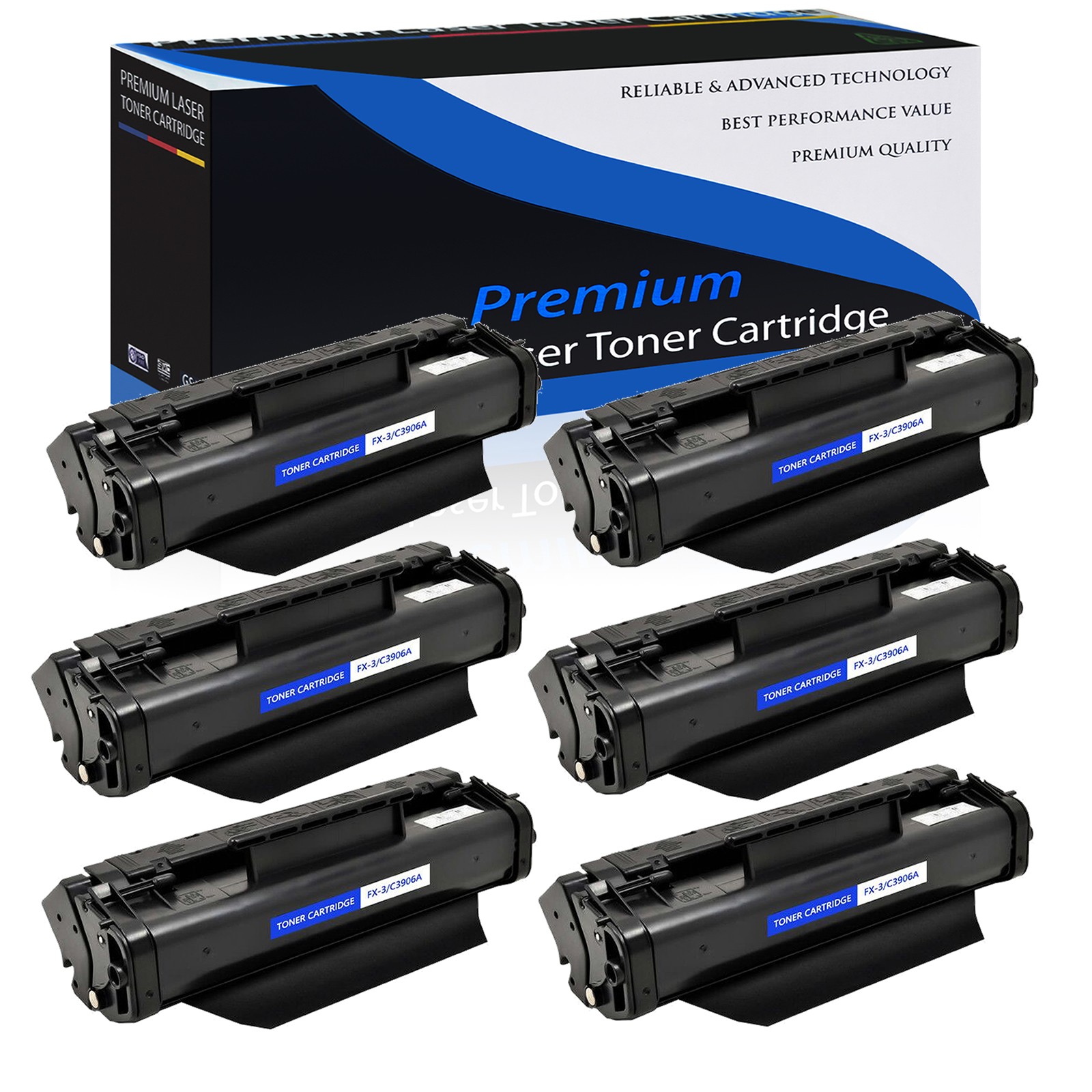 6PK C3906A 06A Toner Cartridge for HP LaserJet 3100xi 3150 3150se 3150xi 3100se