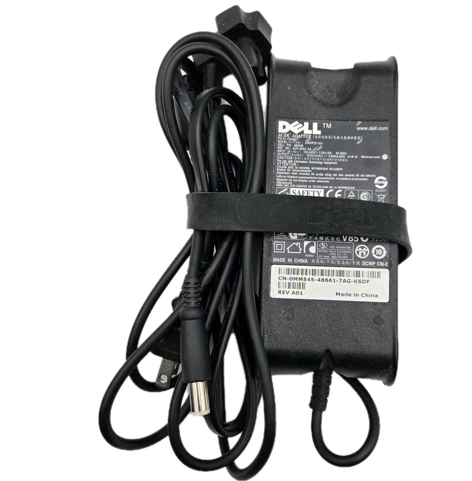 Genuine Dell DA90PS1-00 MM545 AC Adapter Power Supply Charger 90W W/P.cord