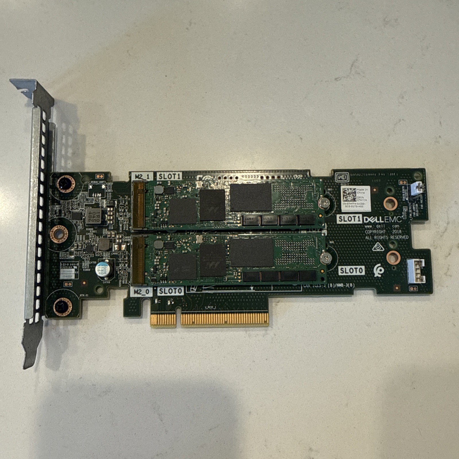 Dell 72WKY BOSS-S1 Controller PCIe Card w / 2x 240GB M.2 SSD TC2RP