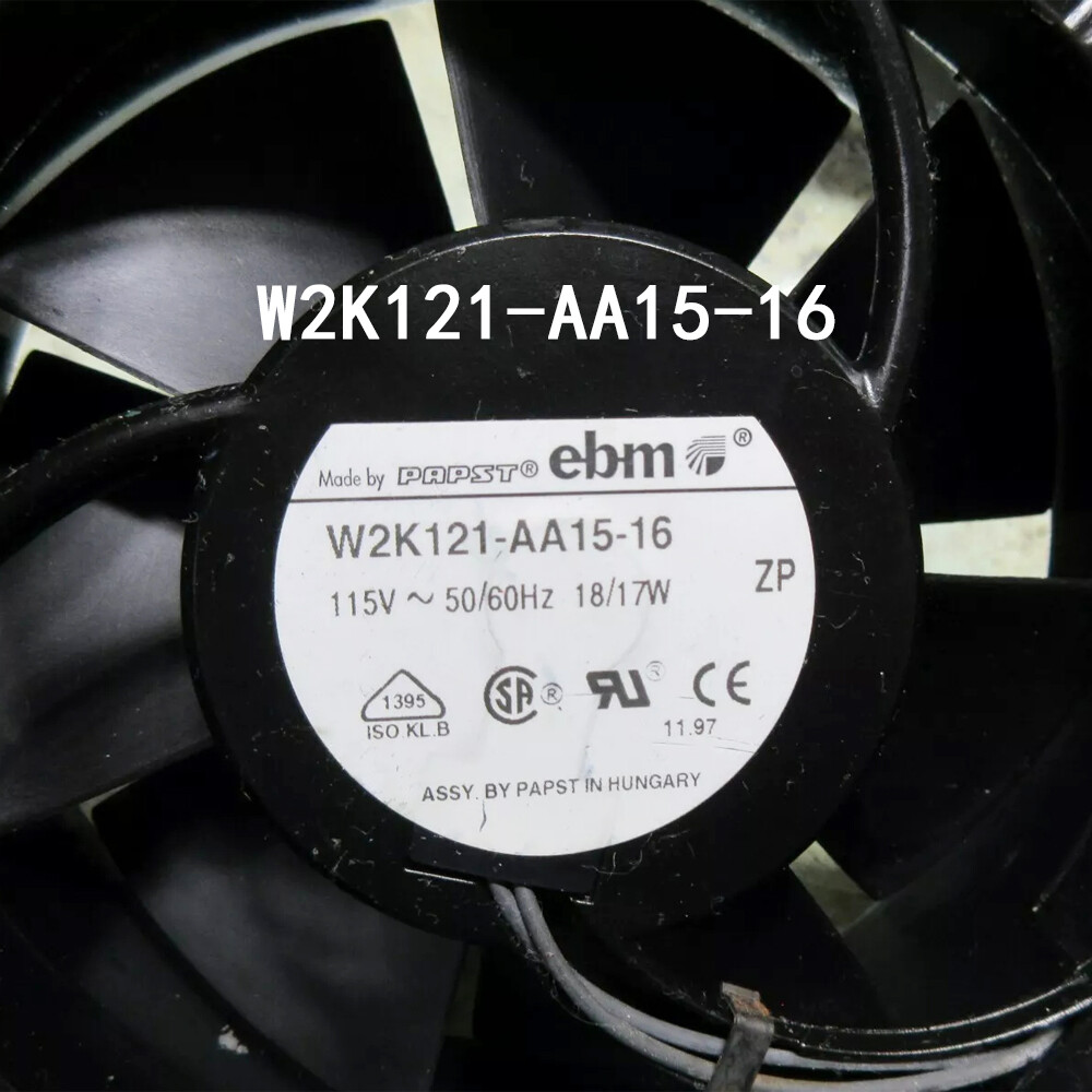 Ebmpaps Axial radiator 17/18W W2K121-AA15-16 5908 115V 127*127*38MM Server Fan