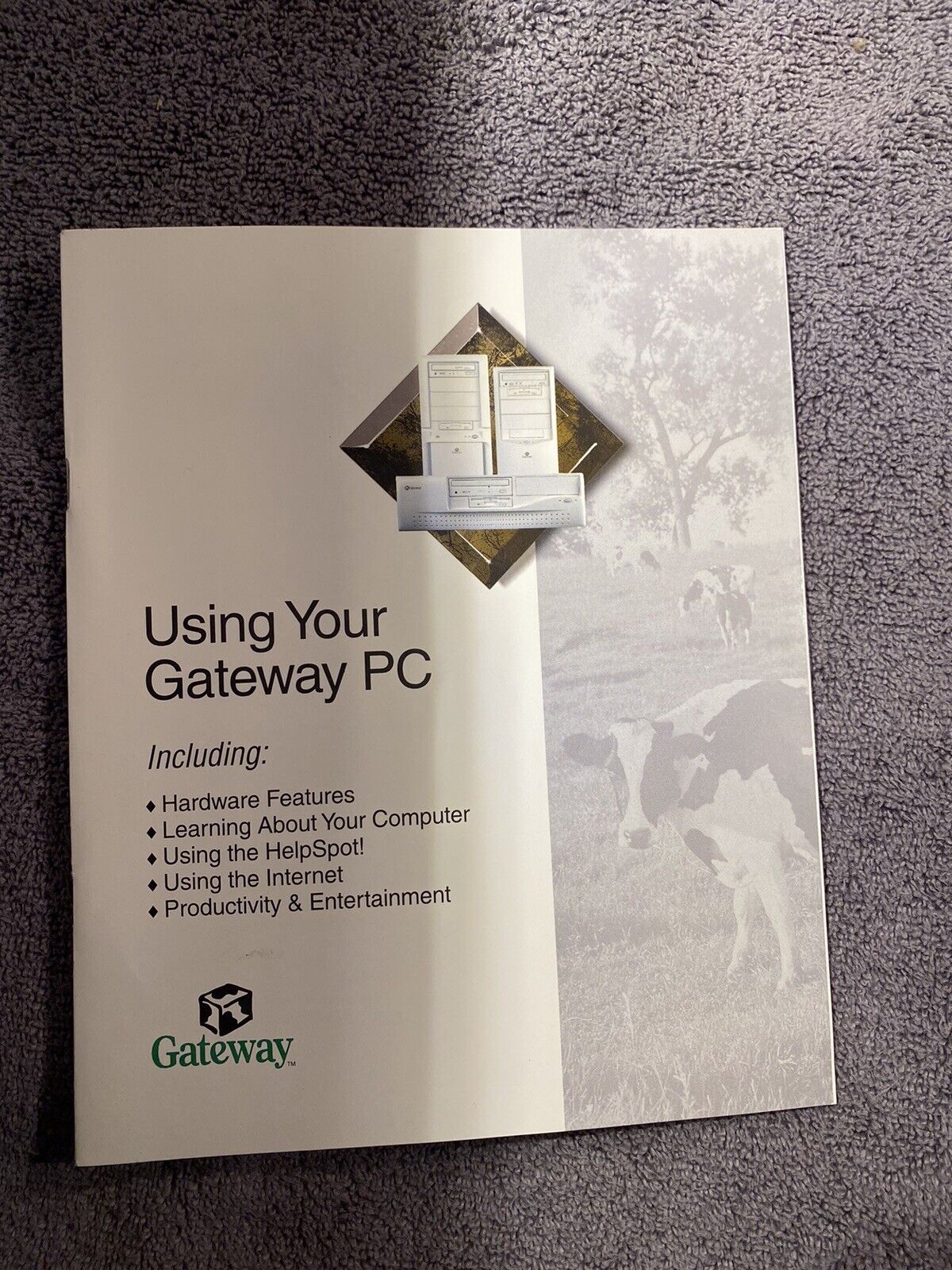 Using Your Gateway PC 1998 User Manual Guide booklet vintage computer book