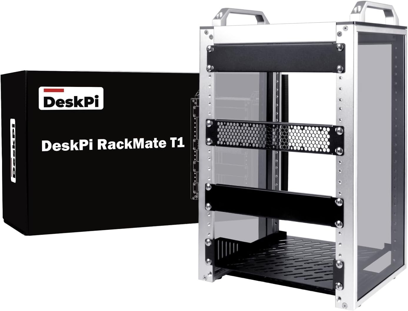 8U Server Cabinet, 10 inch Server Rack for Network, Servers, Audio, and Video