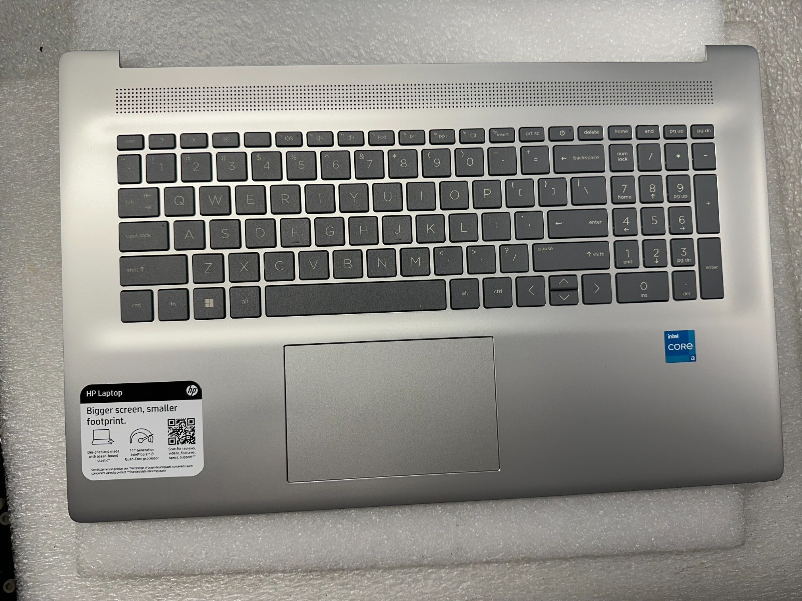 HP 17-cn0003dx palmrest touch pad keyboard M50458-001