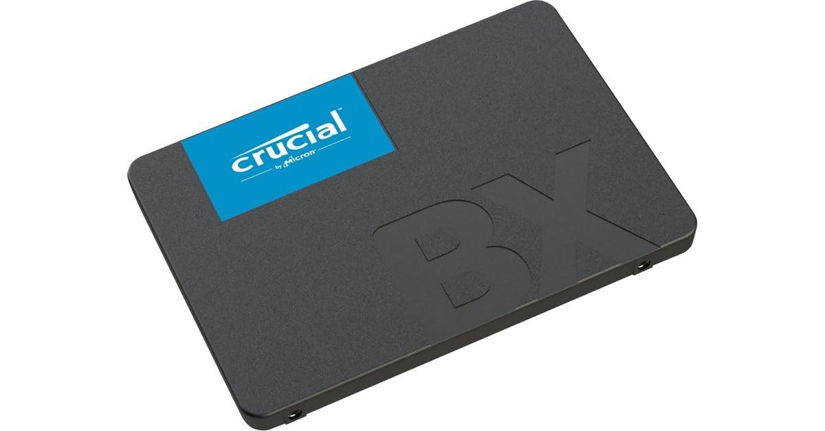 Crucial BX500 500 GB Solid State Drive - 2.5" 0.3", Information Not Available
