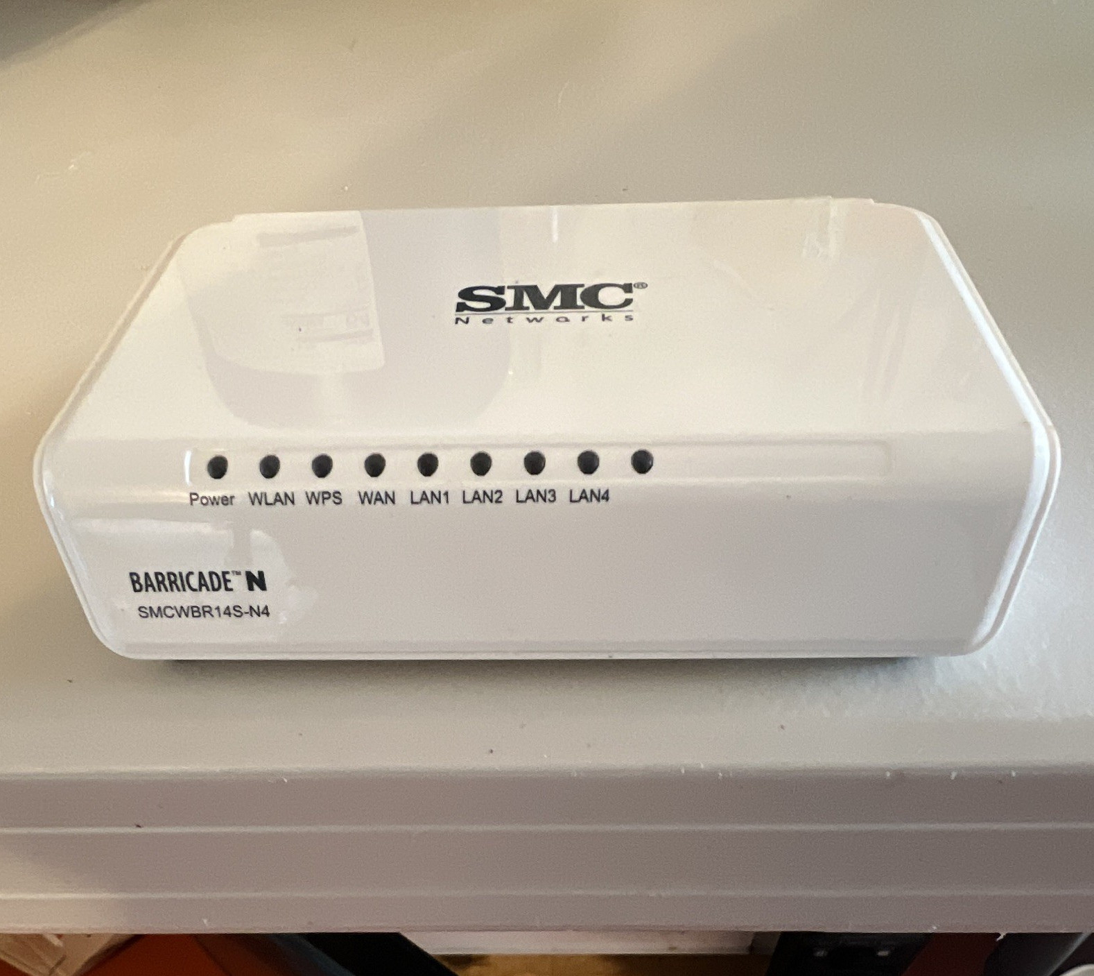 SMC Networks Barricade N SMCWBR14S-N4 150Mbps 4-Port WPS Router White