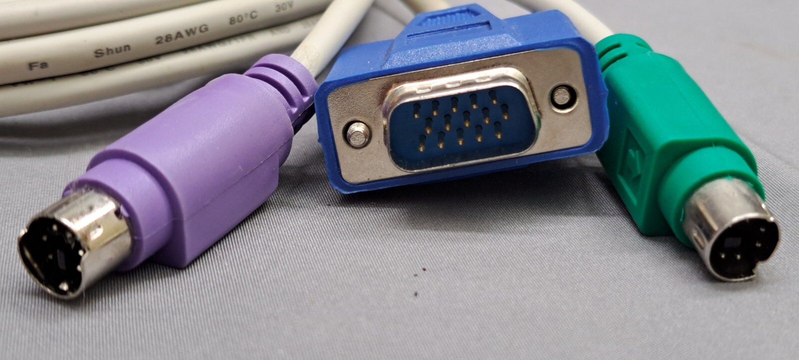 VGA-PS2-VGA-PS2 1.8M VGA WITH 2X PS/2 TO VGA WITH 2X PS/2 CABLE 1.8M