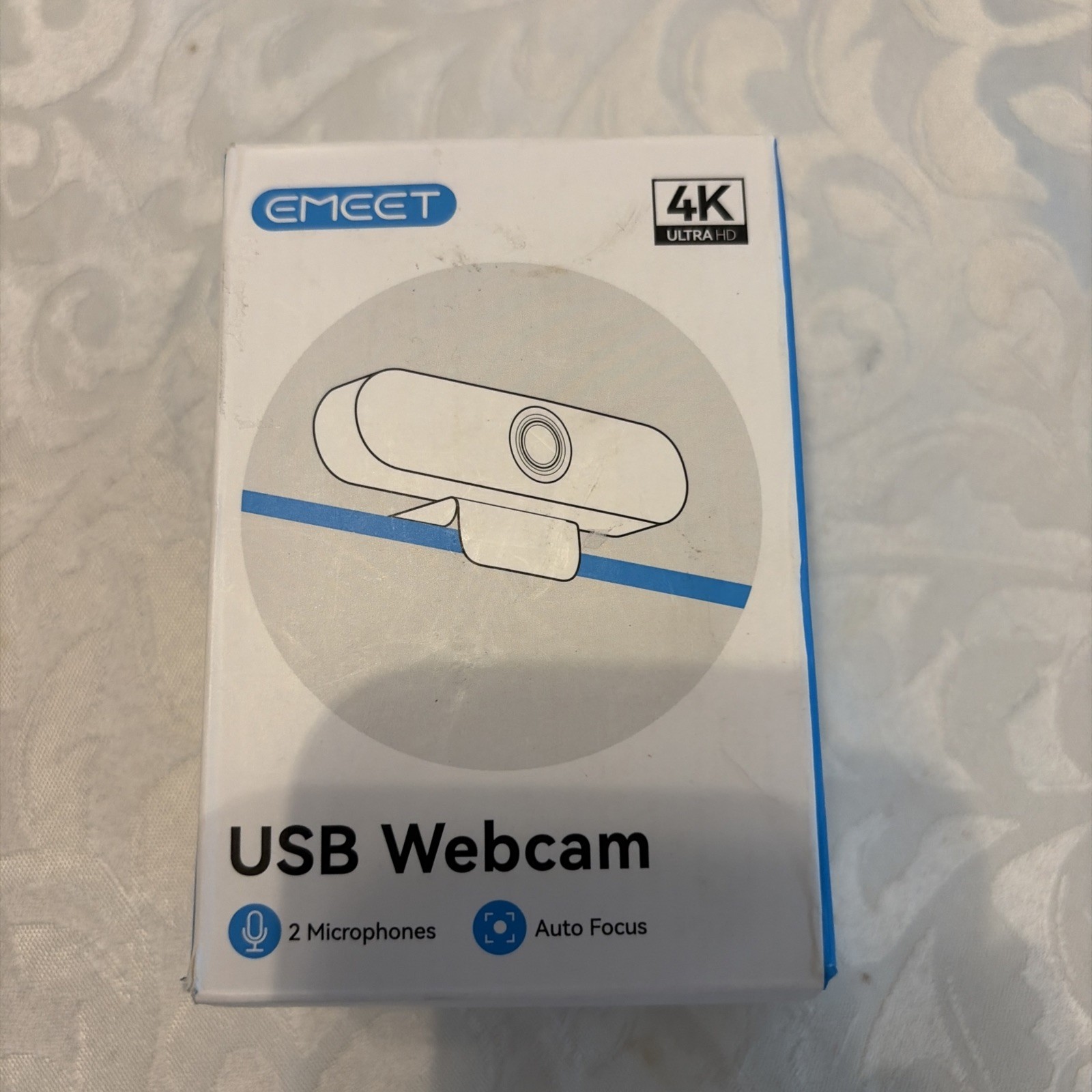 EMEET USB Webcam 4K UltraHD Autofocus Dual Microphone