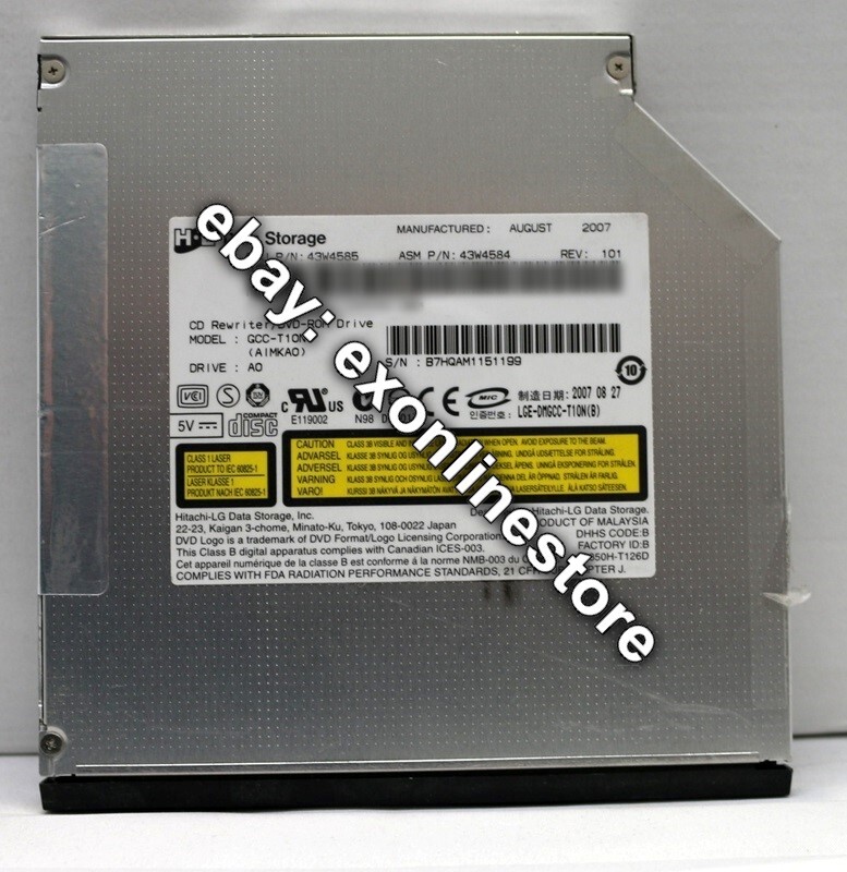 43W4585 - FRU Slimline CD-RW/DVD ROM Drive