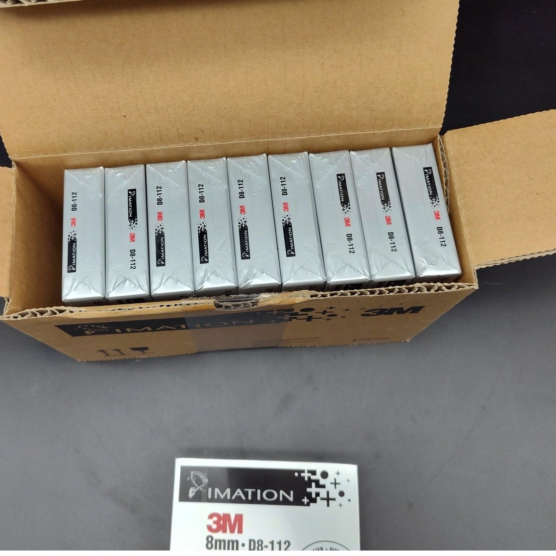 Lot 10 Imation 3M D8-112 8mm Data Tape NEW Sealed 1998 Japan