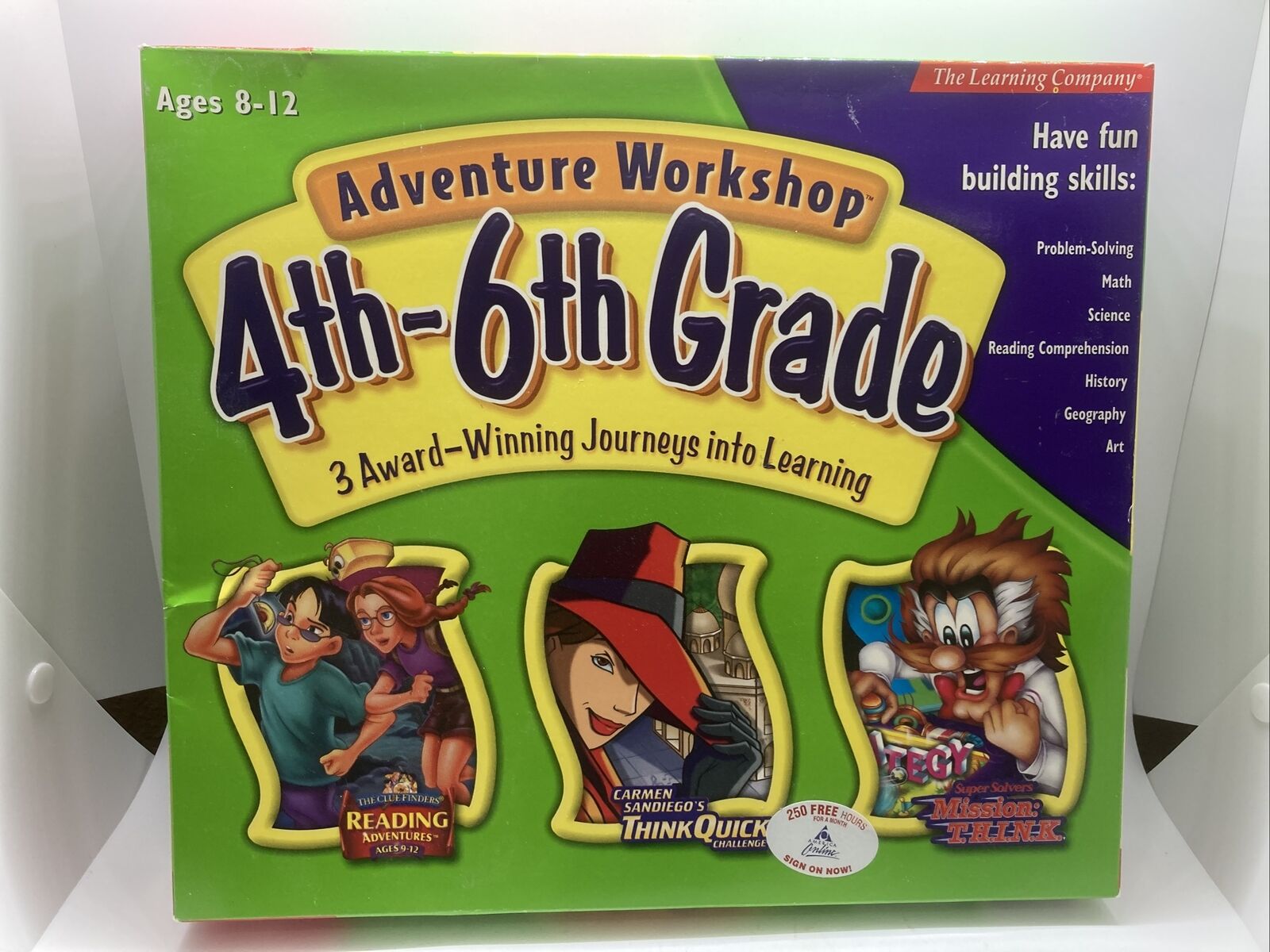 The Learning Company Adventure 4th-6th Grade Clue Finders Carmen Sandiego Read
