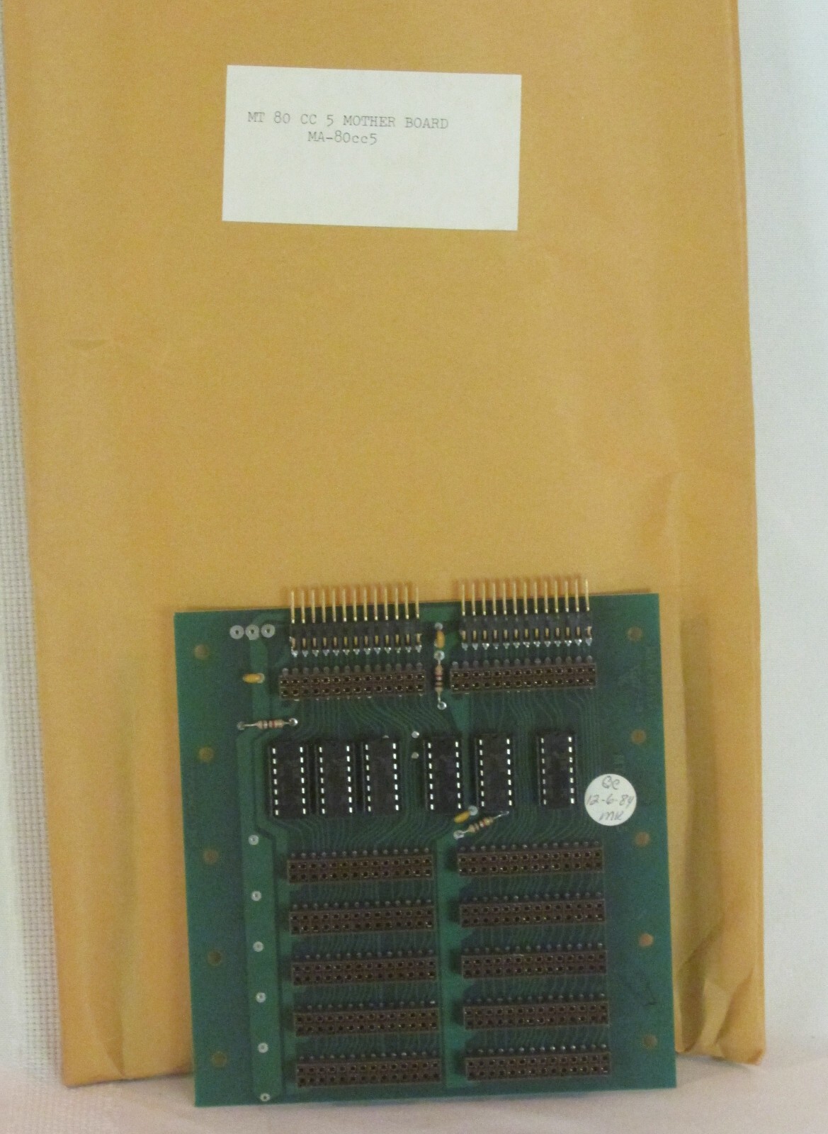 Vintage Mycro-Tek MT 80 CC 5 Motherboard 7408PC
