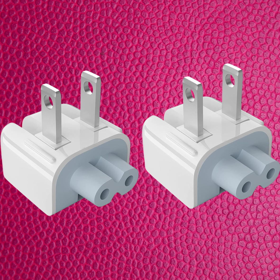 2 x Genuine Apple A1555 Duckhead US Prong Plug MagSafe Adapter 45W 60W 85W