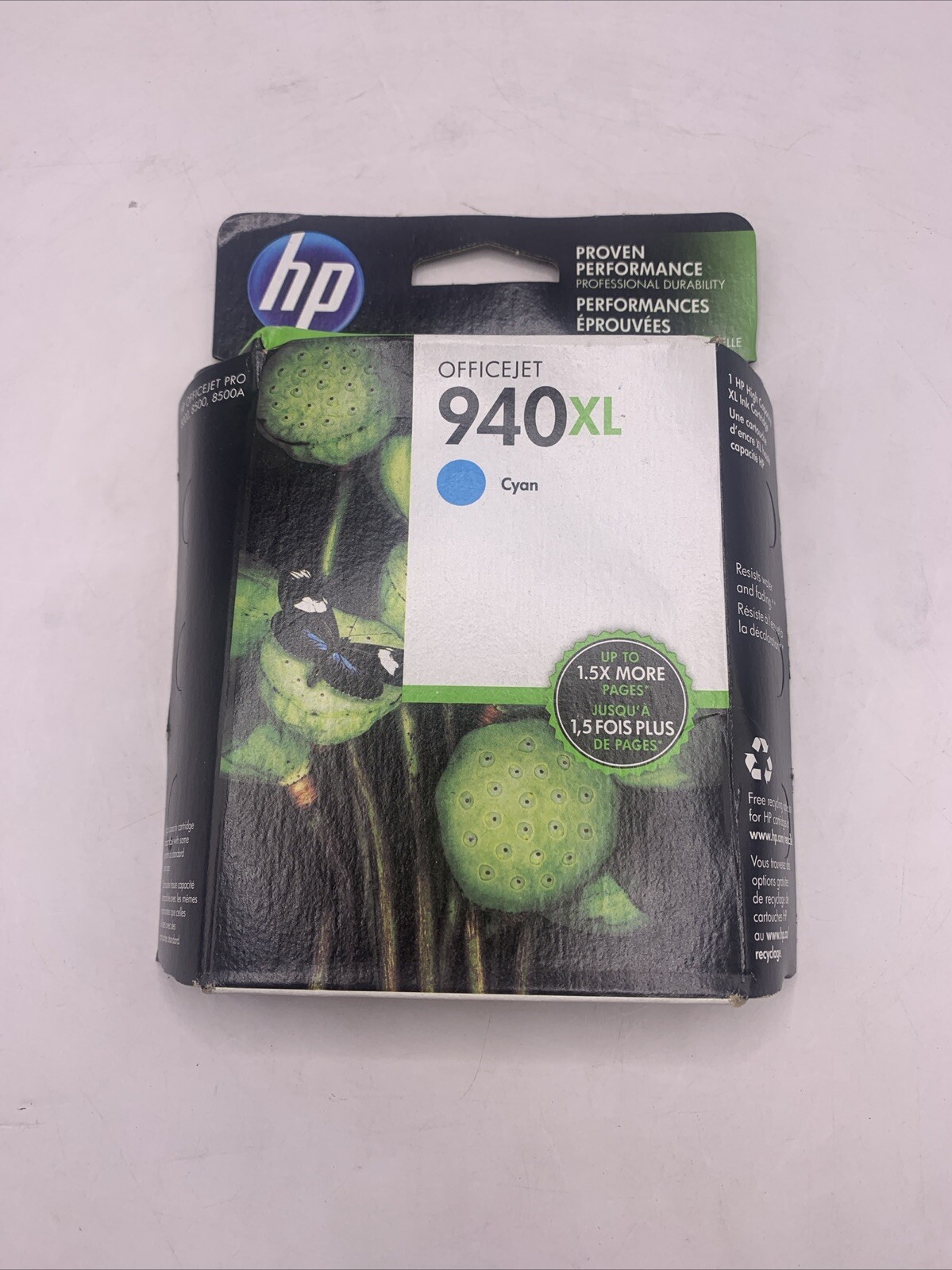 GENUINE HP 940XL Cyan Ink Cartridge (C4907AN) Expired