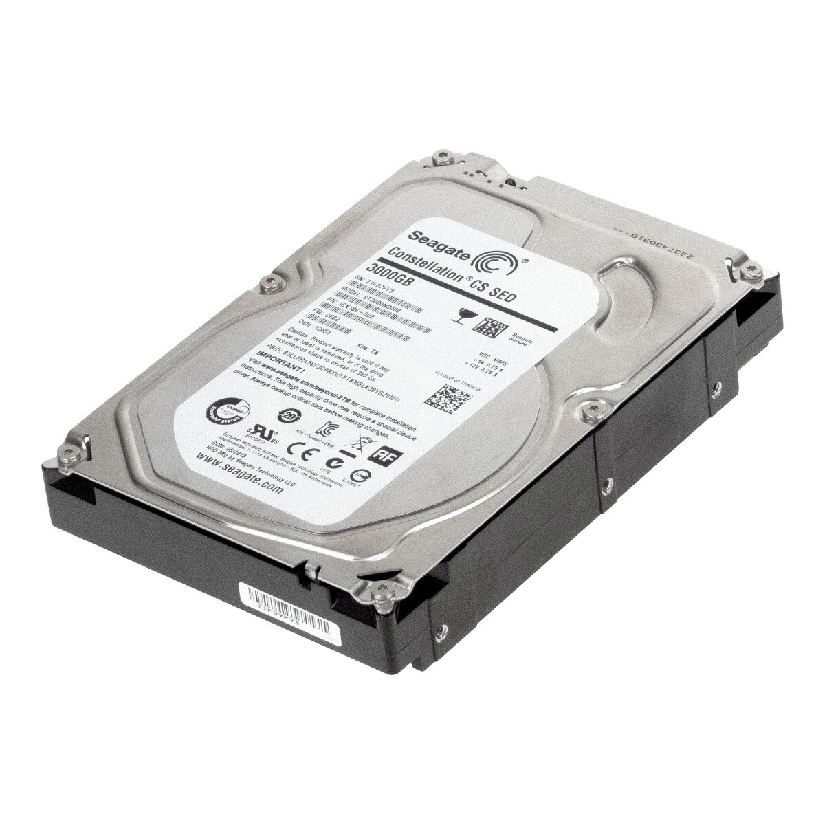 HARD DRIVE SEAGATE CONSTELLATION CS SED ST3000NC000 3TB 7.2K 64MB SATA III 3.5"