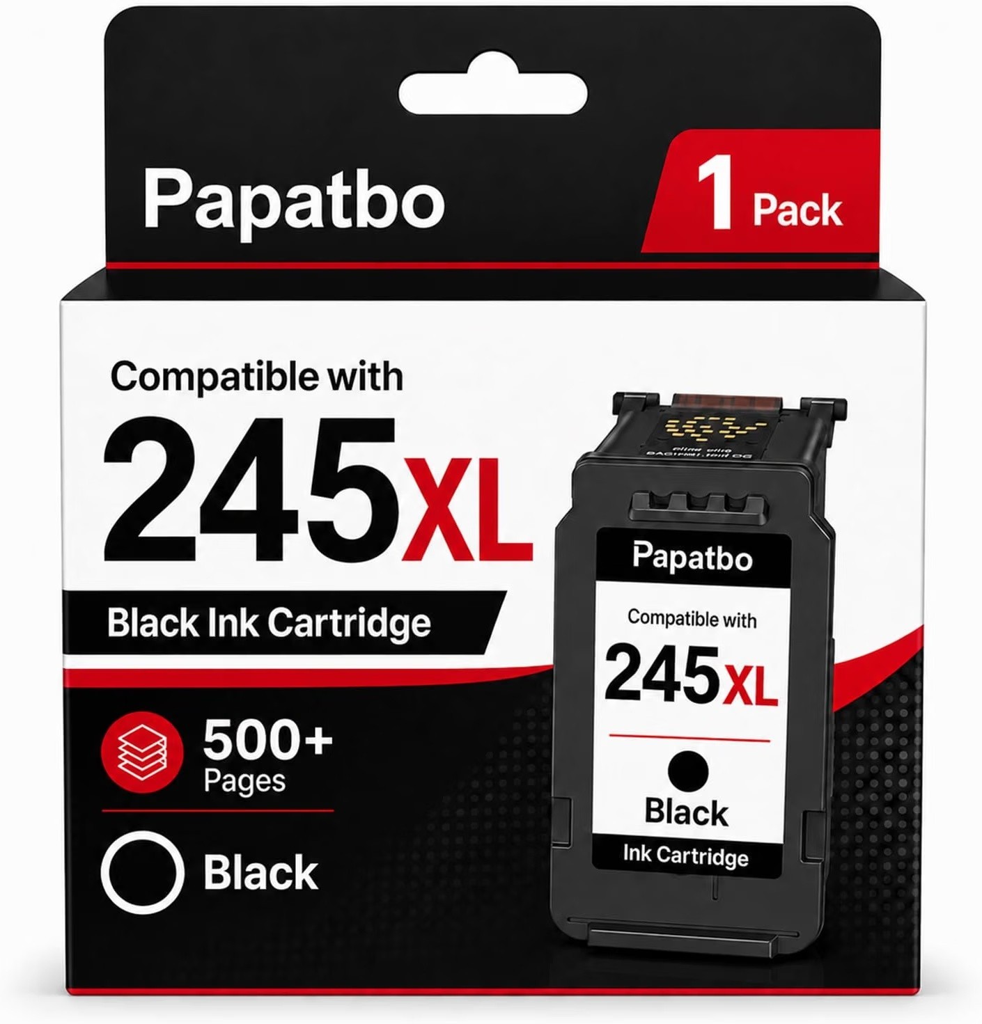1 PG-245 XL PG245XL | Black Ink Cartridge | for Canon PIXMA Printer | High Yield