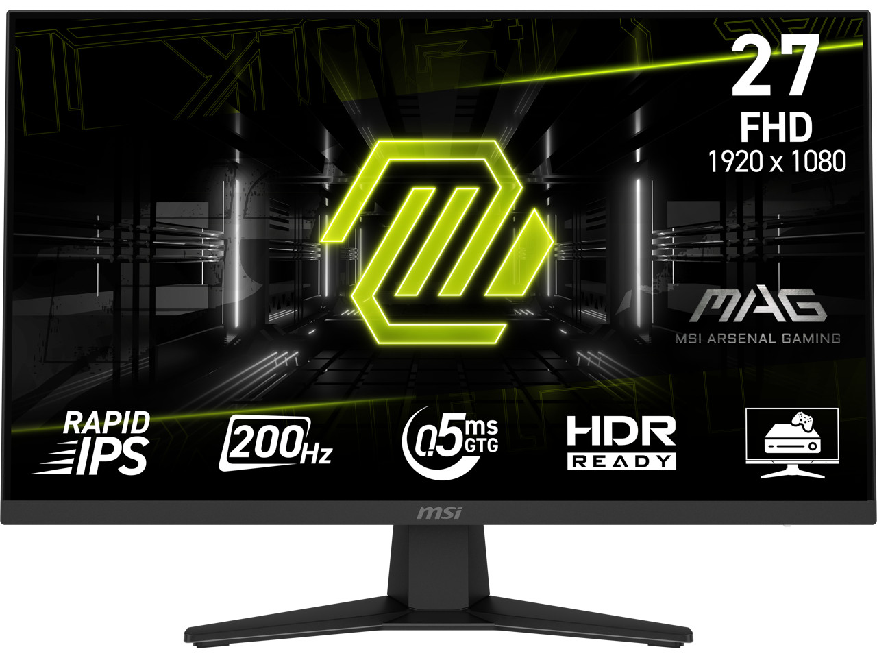 MSI 27" 200 Hz Rapid IPS FHD(1920 x 1080) Monitor 0.50 ms Adaptive-Sync MAG 274F