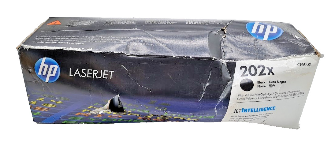 HP LASERJET BLACK HIGH-YEILD TONER 202X (CF500X) EXP. 4/20/2019