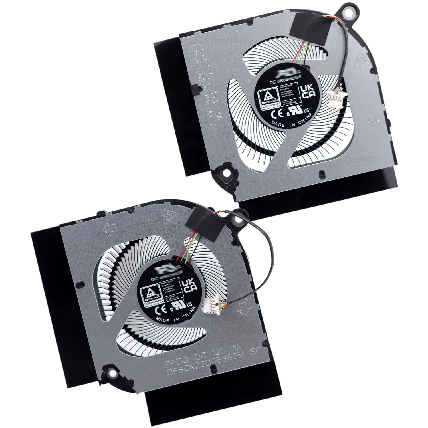 12V CPU & GPU Graphics Cooling Fan Replacement for Acer Nitro 5