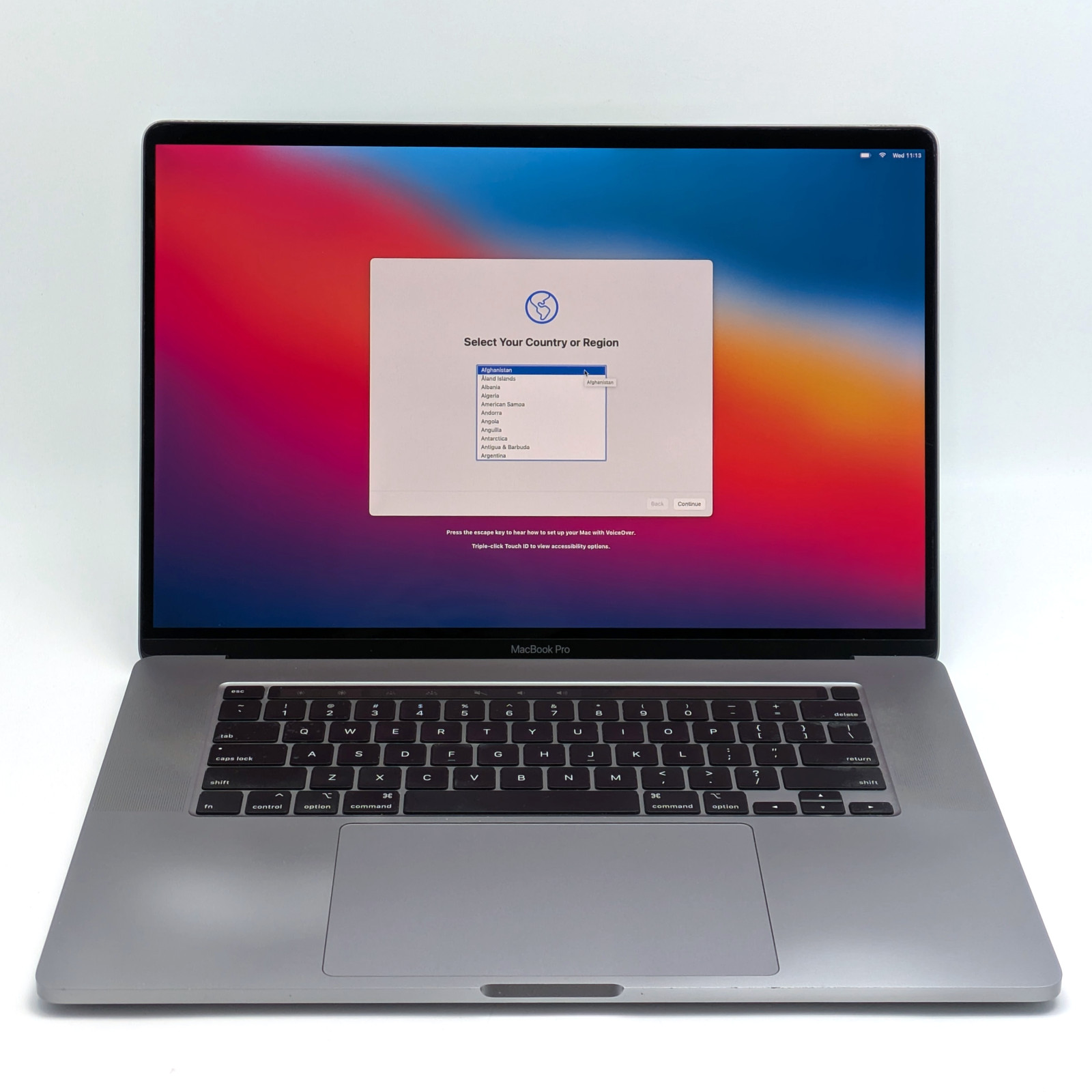 Apple MacBook Pro 2019 16" i7-9750H 512GB SSD 16GB DDR4 Radeon Pro 5300M macOS