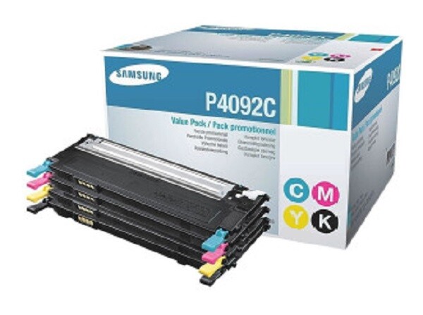 4 x GENUINE Toner Samsung CLP-310 CLP-315 CLX-3170 CLX-3175 N FN FW / P4092C