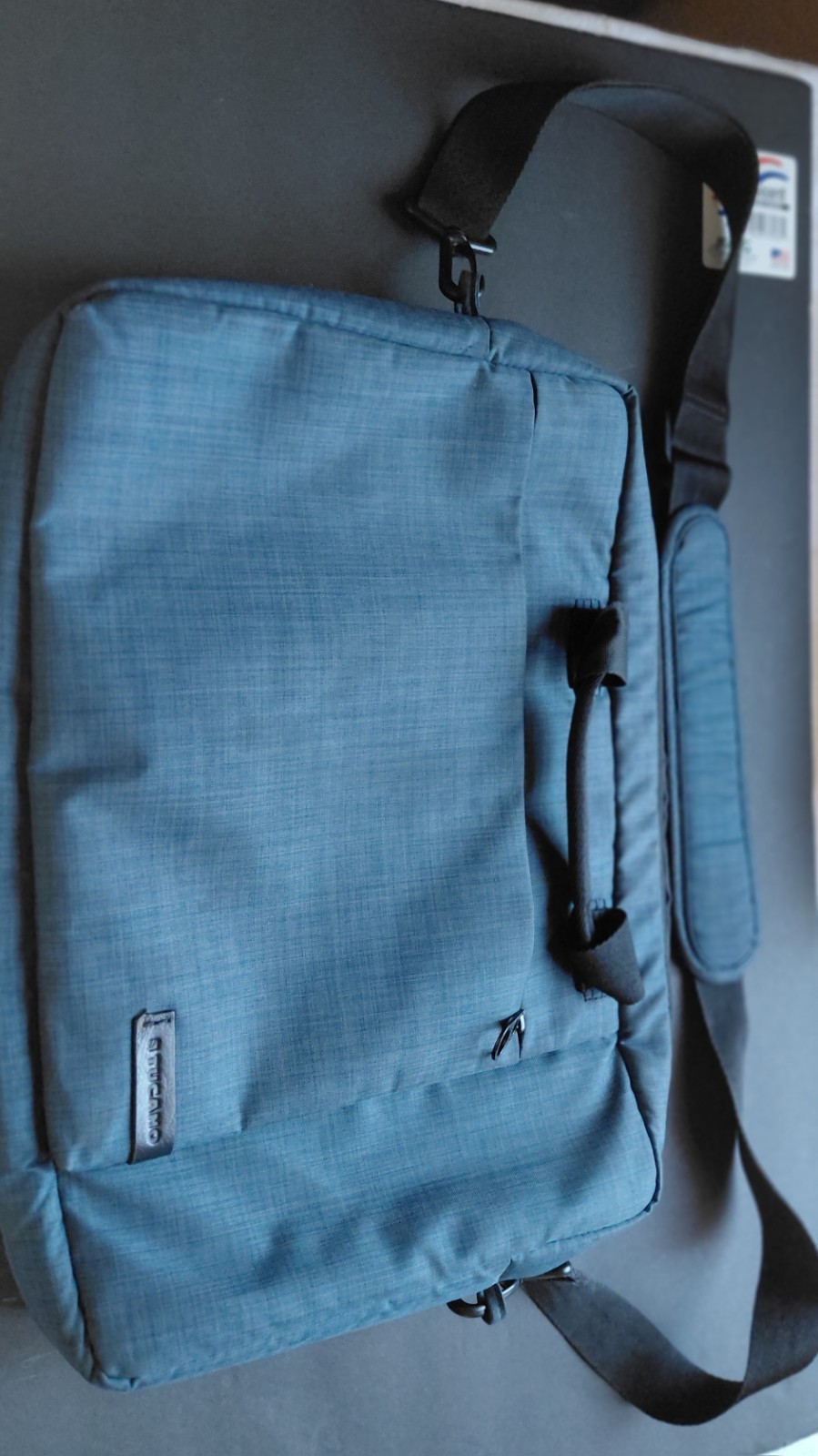 Tucano Svolta Blue Laptop Messenger Shoulder Bag Padded Briefcase Case