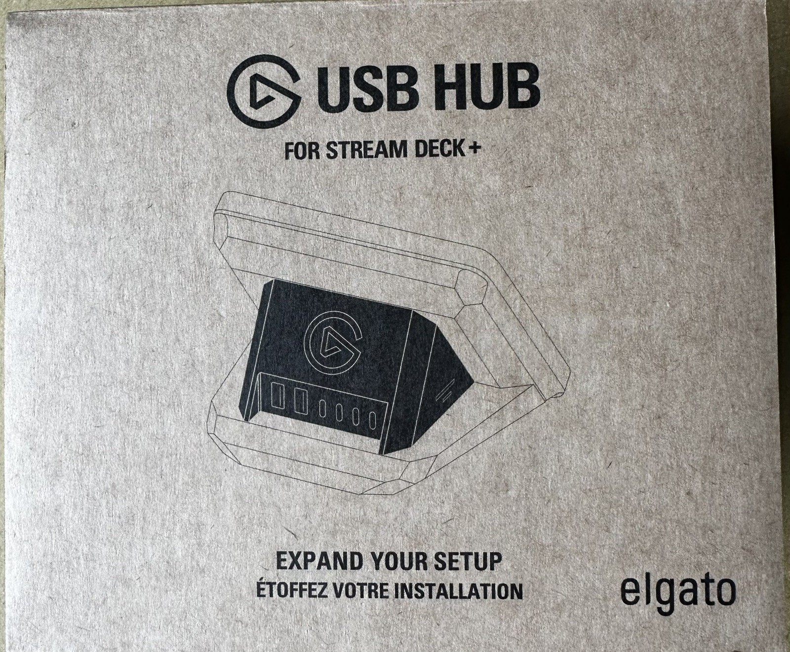 Elgato USB Hub for Stream Deck +, Multiport Adapter - Black