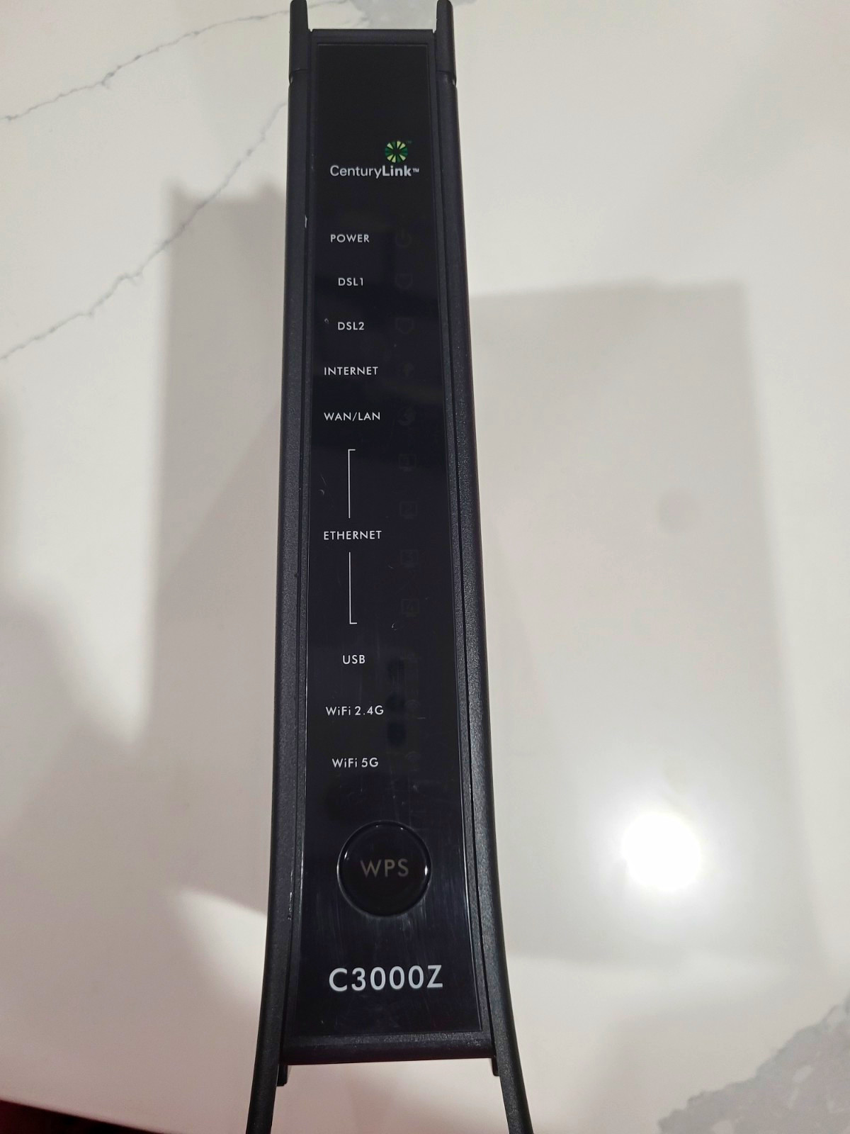 CenturyLink C3000Z DSL Dual-Band WiFi Modem Router, 4-Port, 1200 Mbps