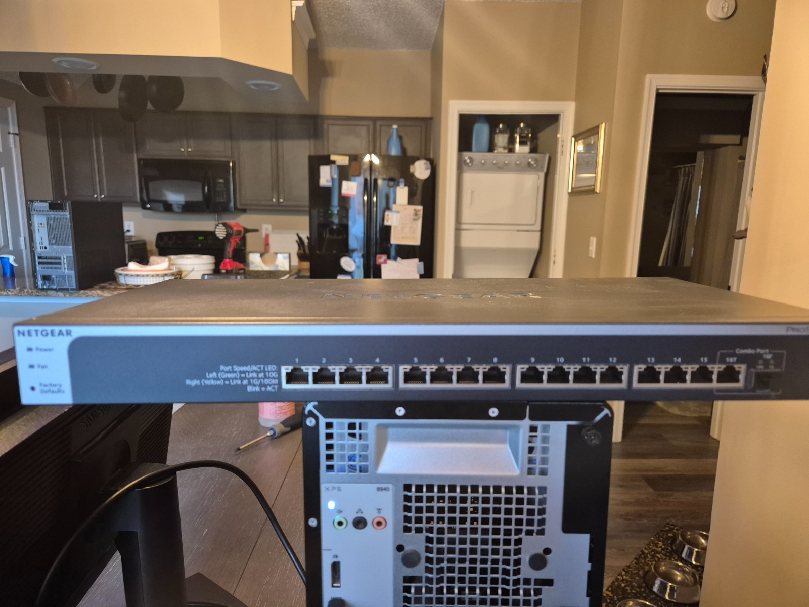 Netgear 16-Port 10GB Ethernet Layer 2 Web Managed Network Switch XS716E with SFP