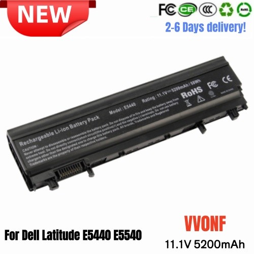 ✅New VV0NF 451-BBIE Laptop Battery For Dell Latitude E5540 E5440 Series 5200mAh