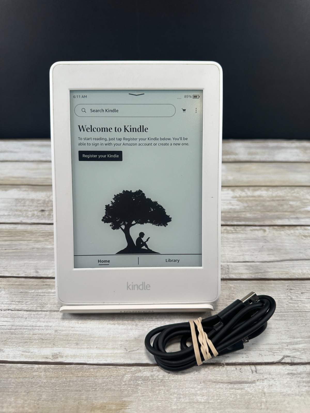 Amazon Kindle (DP75SDI/7th Gen) 6"-4GB Wi-Fi Paper White Works Read