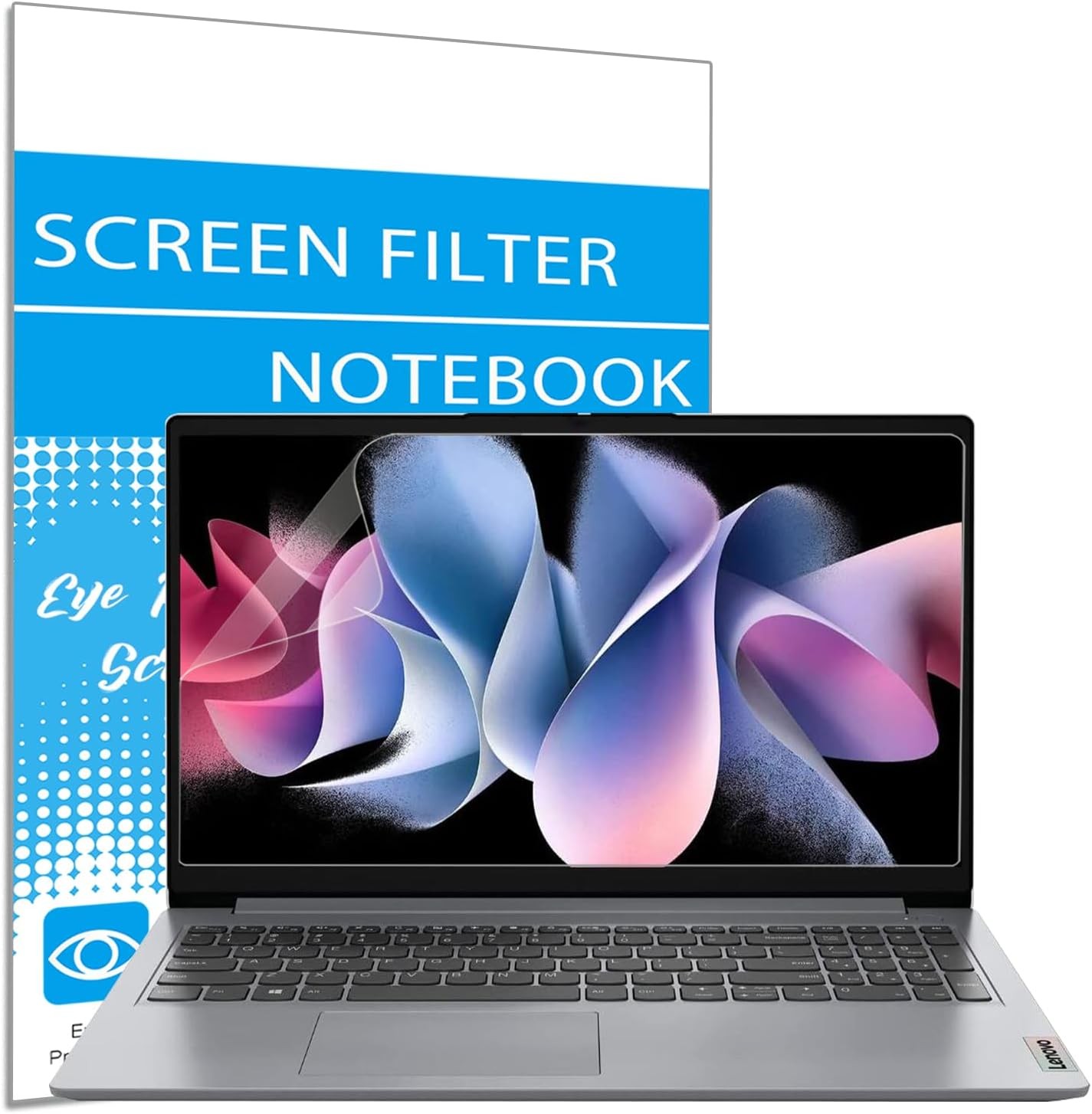 2 Pack Anti-Glare Screen Protectors for 15.6" Lenovo IdeaPad 3, 5, 1, Yoga 7, Fl