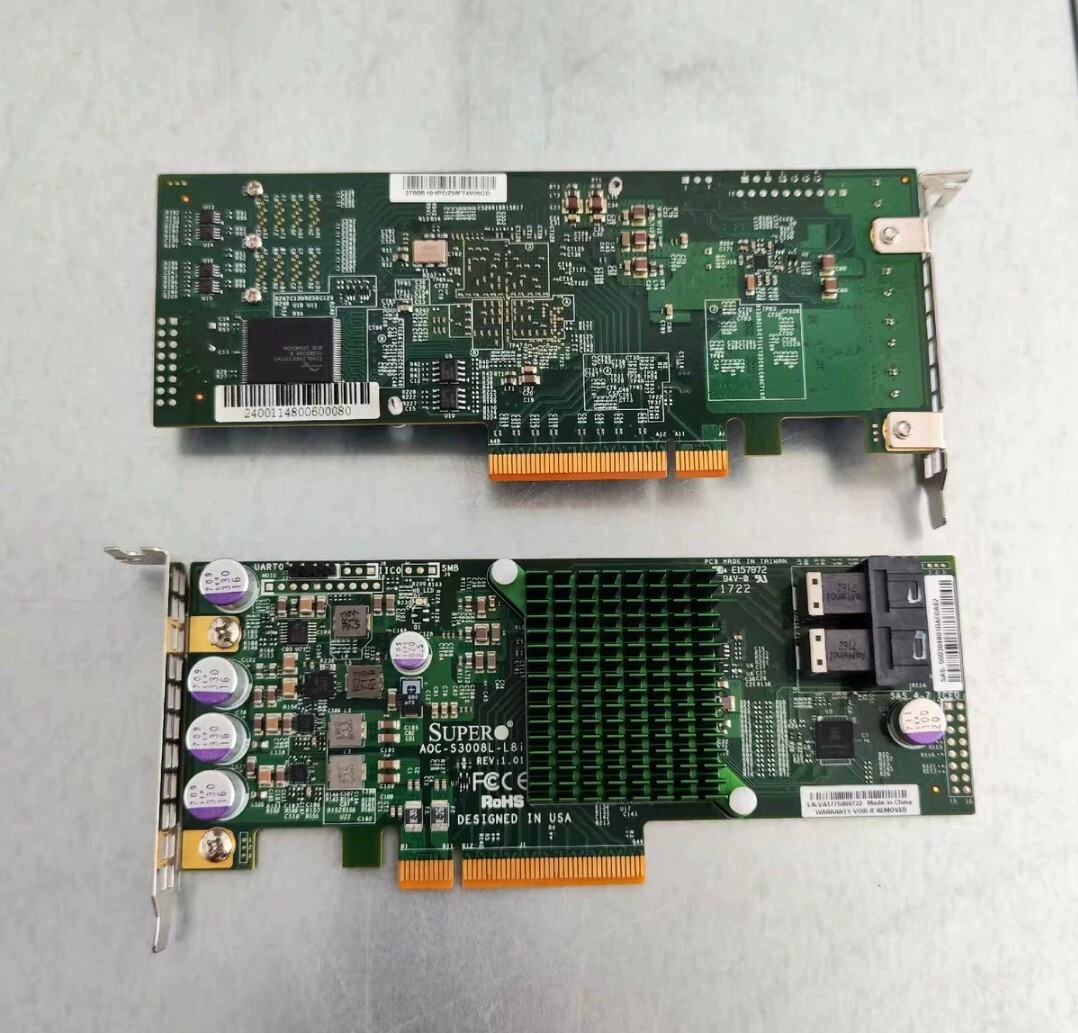 Supermicro AOC-S3008L-L8i SAS3 12Gbps 8-Port RAID Controller IT mode HBA Card