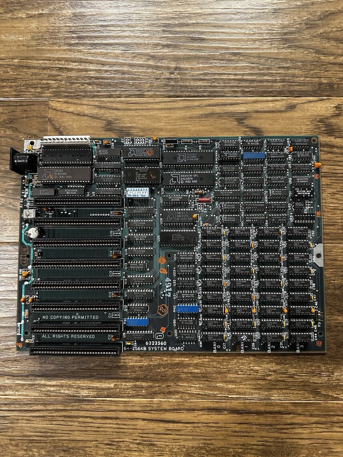 Vintage IBM 6323560 64-256KB PC/XT System Board (Untested)