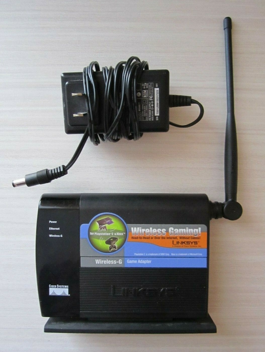 Linksys WGA54G Wireless G Game Adapter Xbox / PS2 (Used)