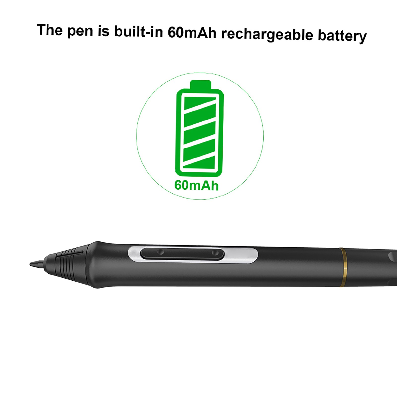 BOSTO Rechargeable Pen Digital Pen 8192 Levels Pressure Stylus Pen With 20p KCPW