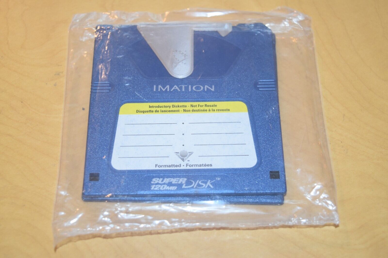 2-pack Vintage Imation SuperDisk 120MB LS-120 Diskette New SEALED 90s Floppy