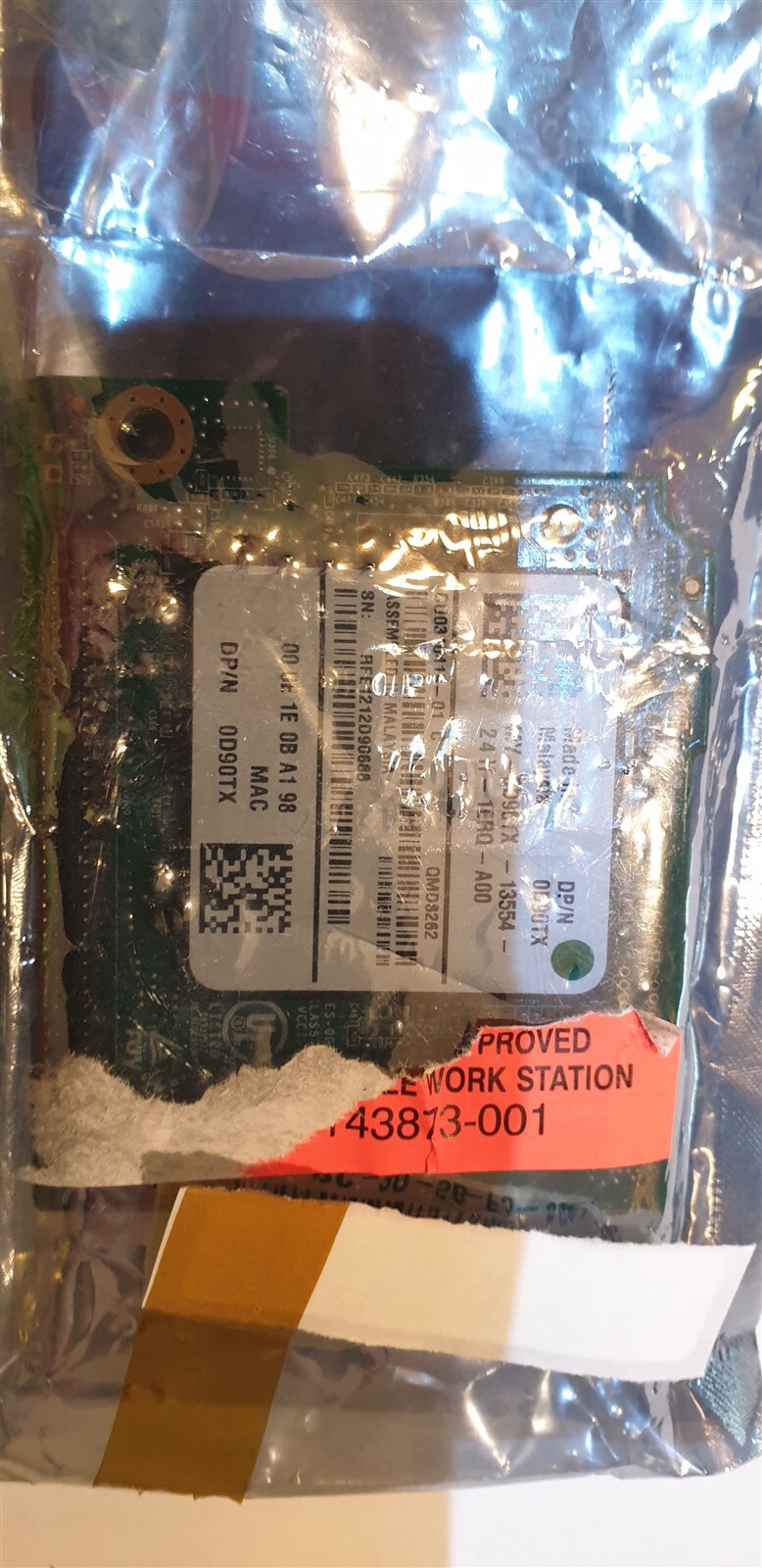 Dell QLogic Dual Port 10Gbps Blade Network Daughter Card 0D90TX QMD8262
