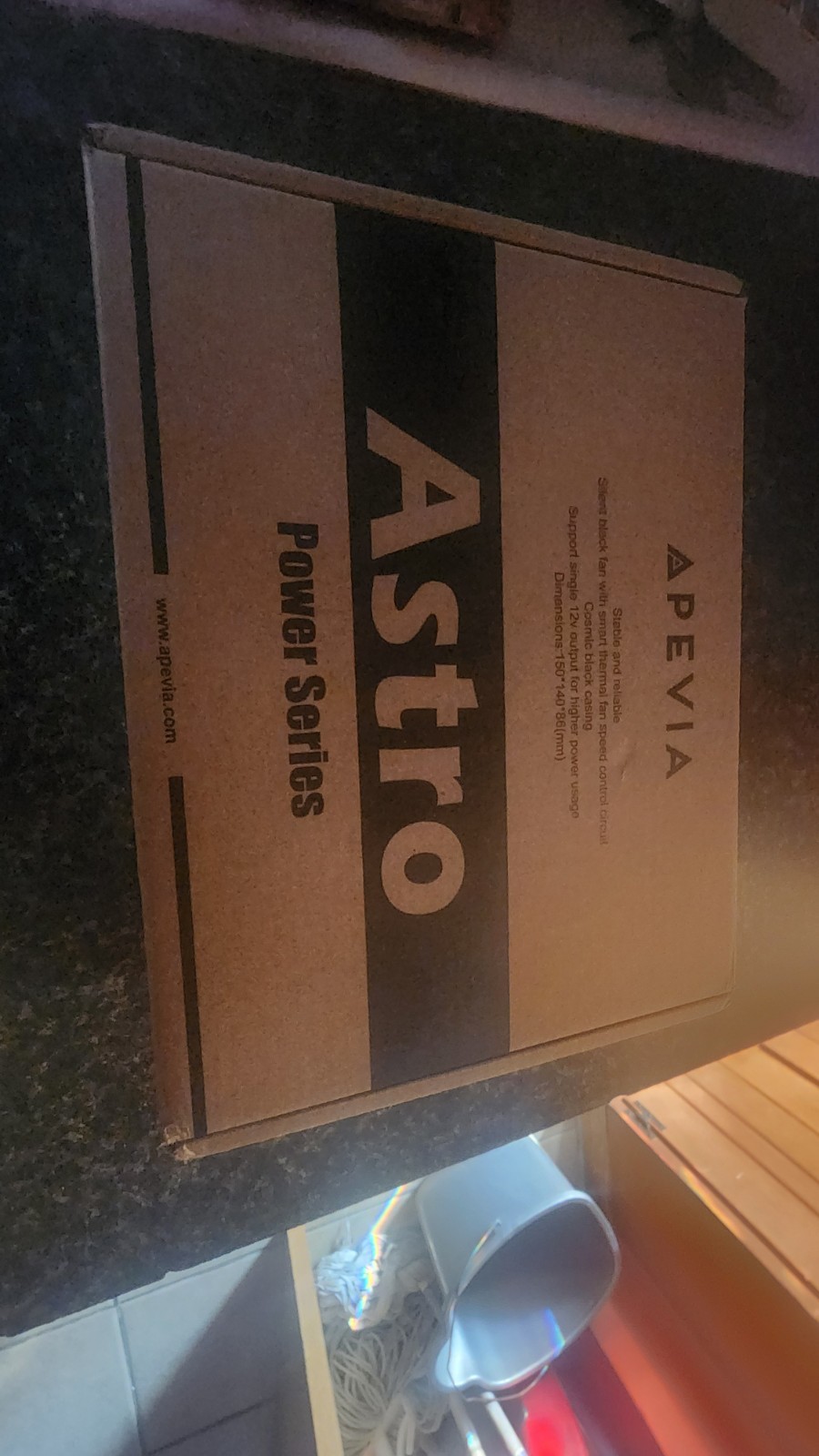 ASTRO450W Astro 450W ATX Power Supply with Auto-Thermally Controlled 120mm Fa...