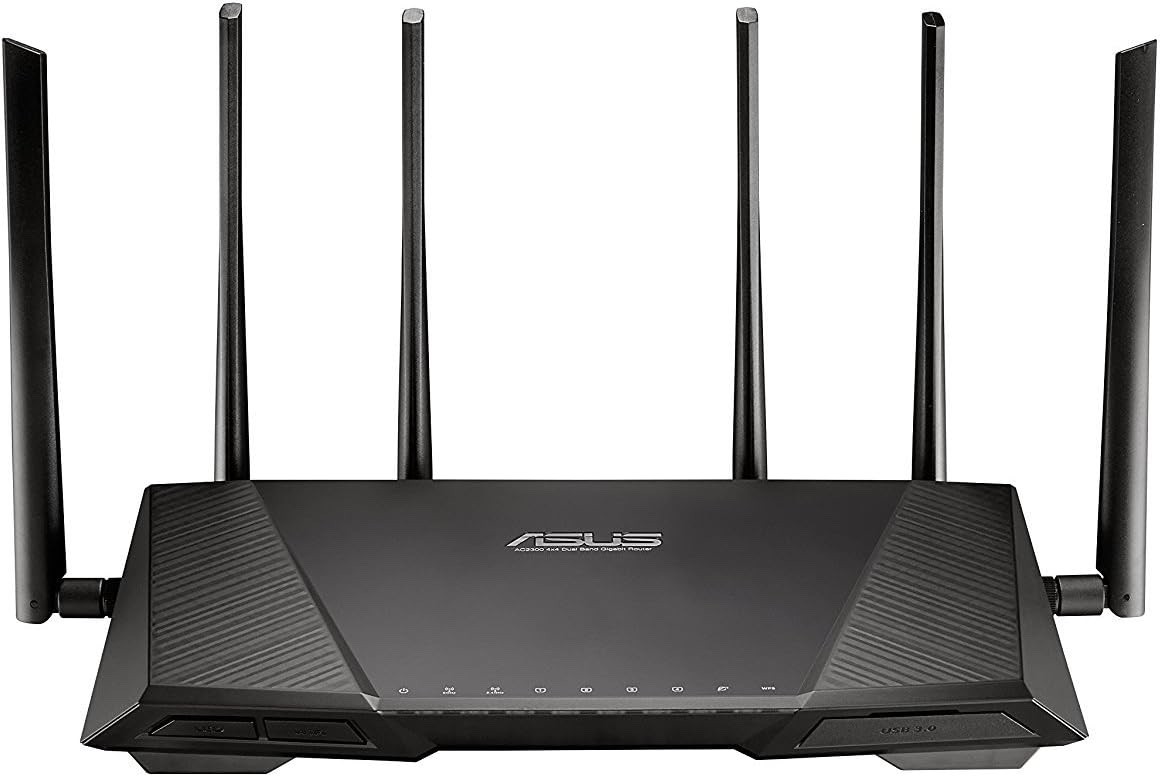 ASUS RT-AC3200 Tri-Band AC3200 Wireless Gigabit Router AiProtection RENEWED