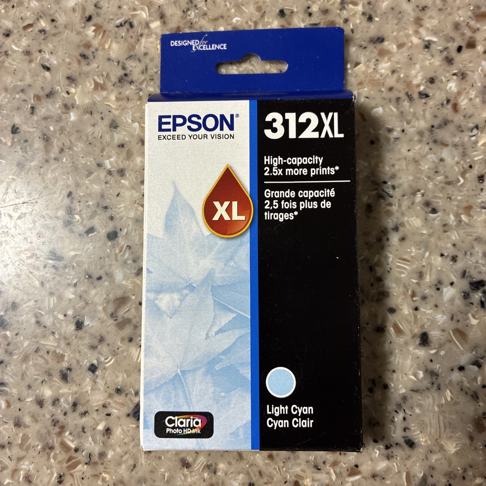 Epson 312XL High Capacity Cyan Ink Cartridge T312XL220-S Exp 04/2026