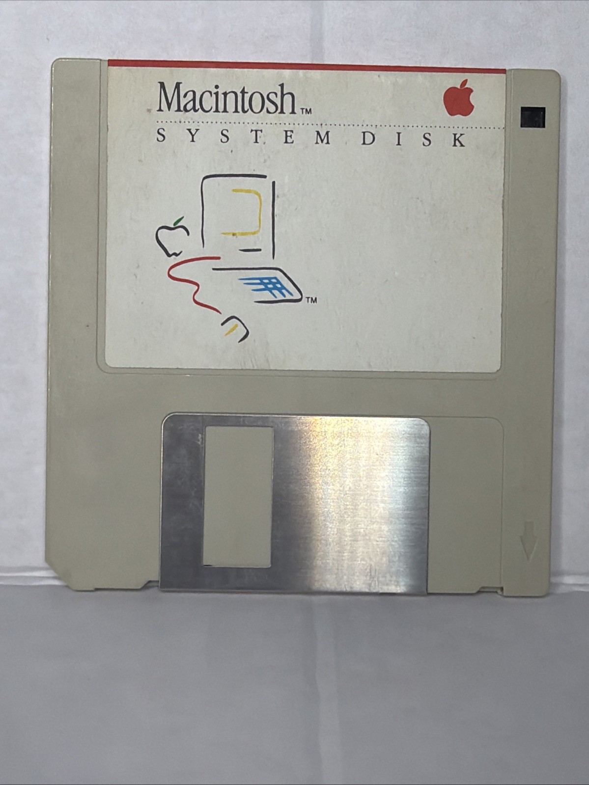 Vintage Macintosh System Disk 690-5003-A • 1984 Floppy 3.5” ~Apple Computer Inc.