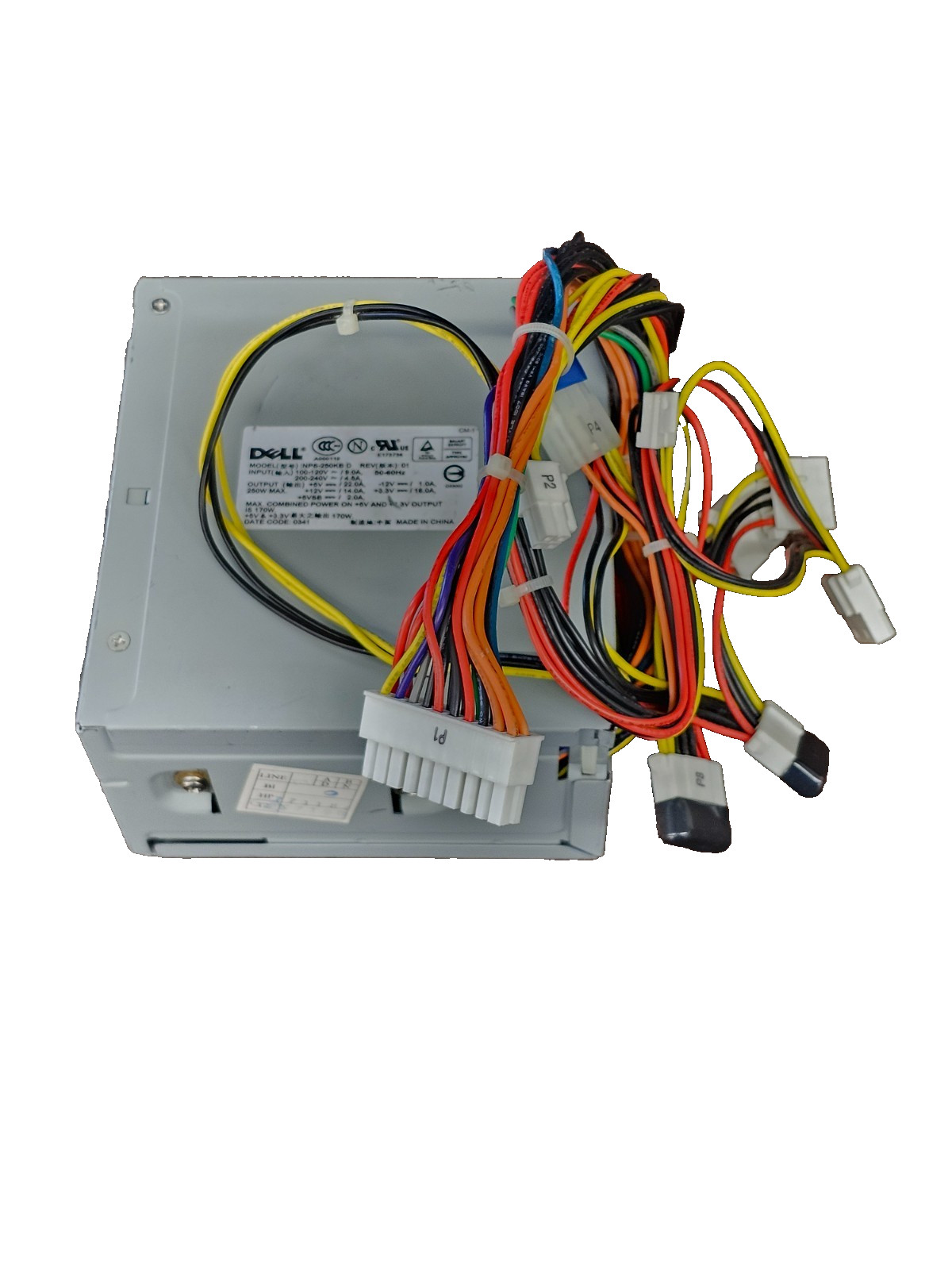 DELL Power Supply 250W Desktop ATX Tower NPS250KB-D