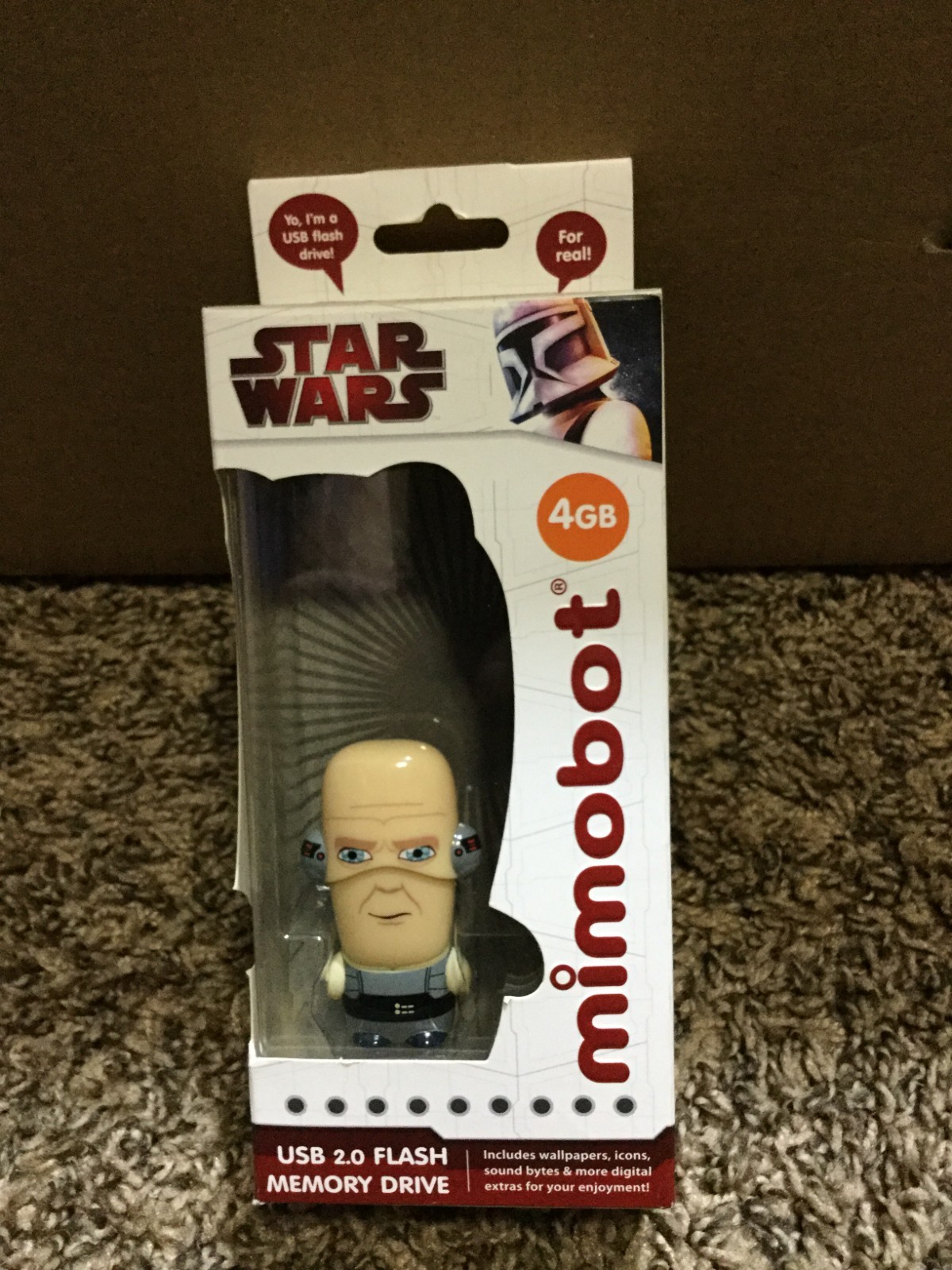 Mimobot 2GB USB FLash Drive Star Wars Lobot Ltd 970/1000 Edition  NIP NEW