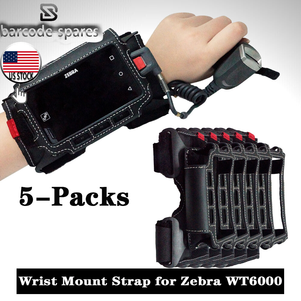 5PCS Wrist Mount Strap with Medium/Large Strap for Zebra WT6000 SG-NGWT-WMLCV-01