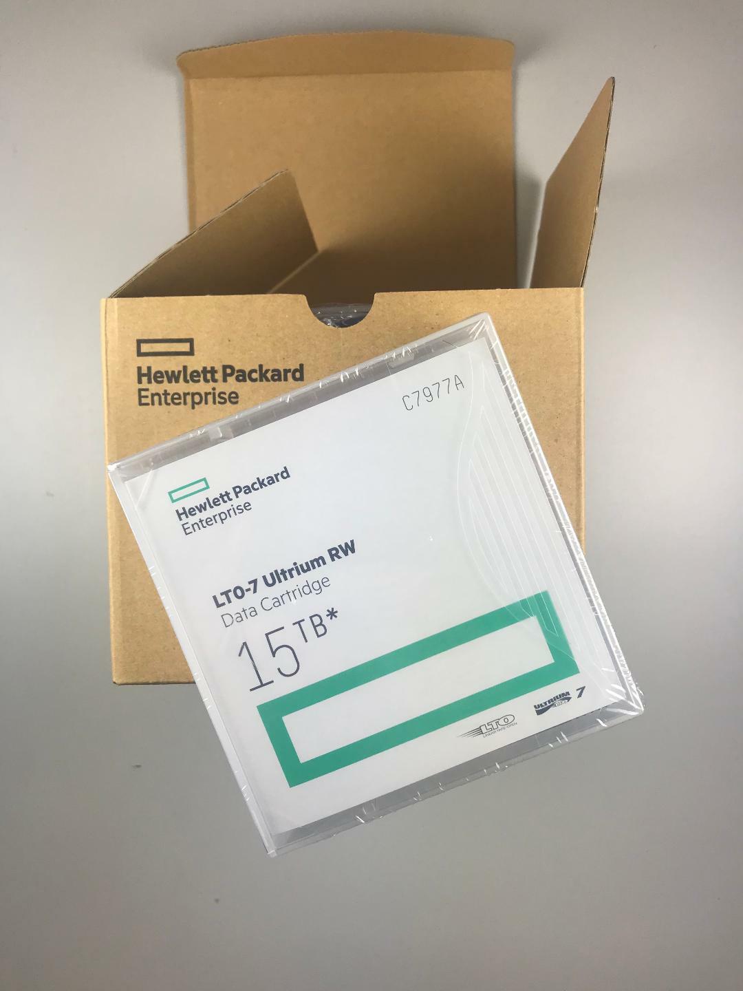HP/ HPE LTO-7 Tape C7977A (5 PACK) Backup Cartridge 6TB/15TB - Brand New