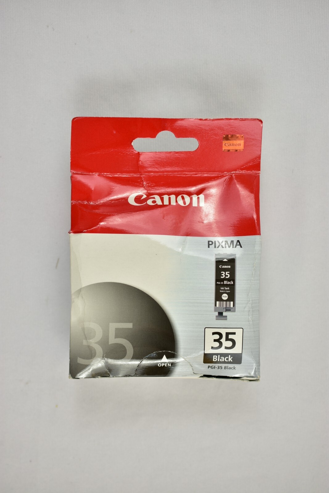 Canon PGI-35 Black Standard Yield Ink Cartridge (1509B002) Genuine DAMAGED BOX